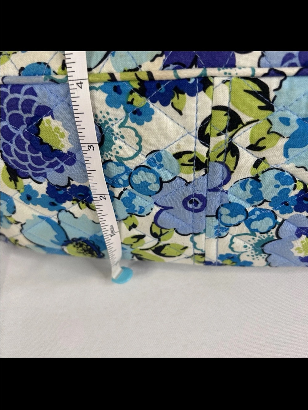 Vera Bradley Floral Blue Crossbody Shoulder Bag and Wallet Set - Picture 4 of 14